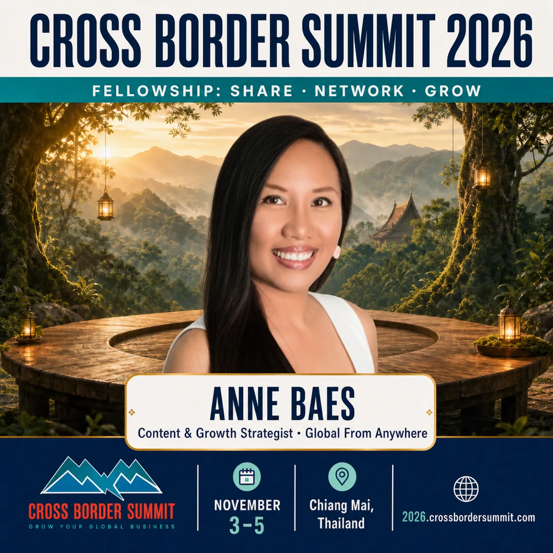 CBS 2026 speaker poster for Anne Baes