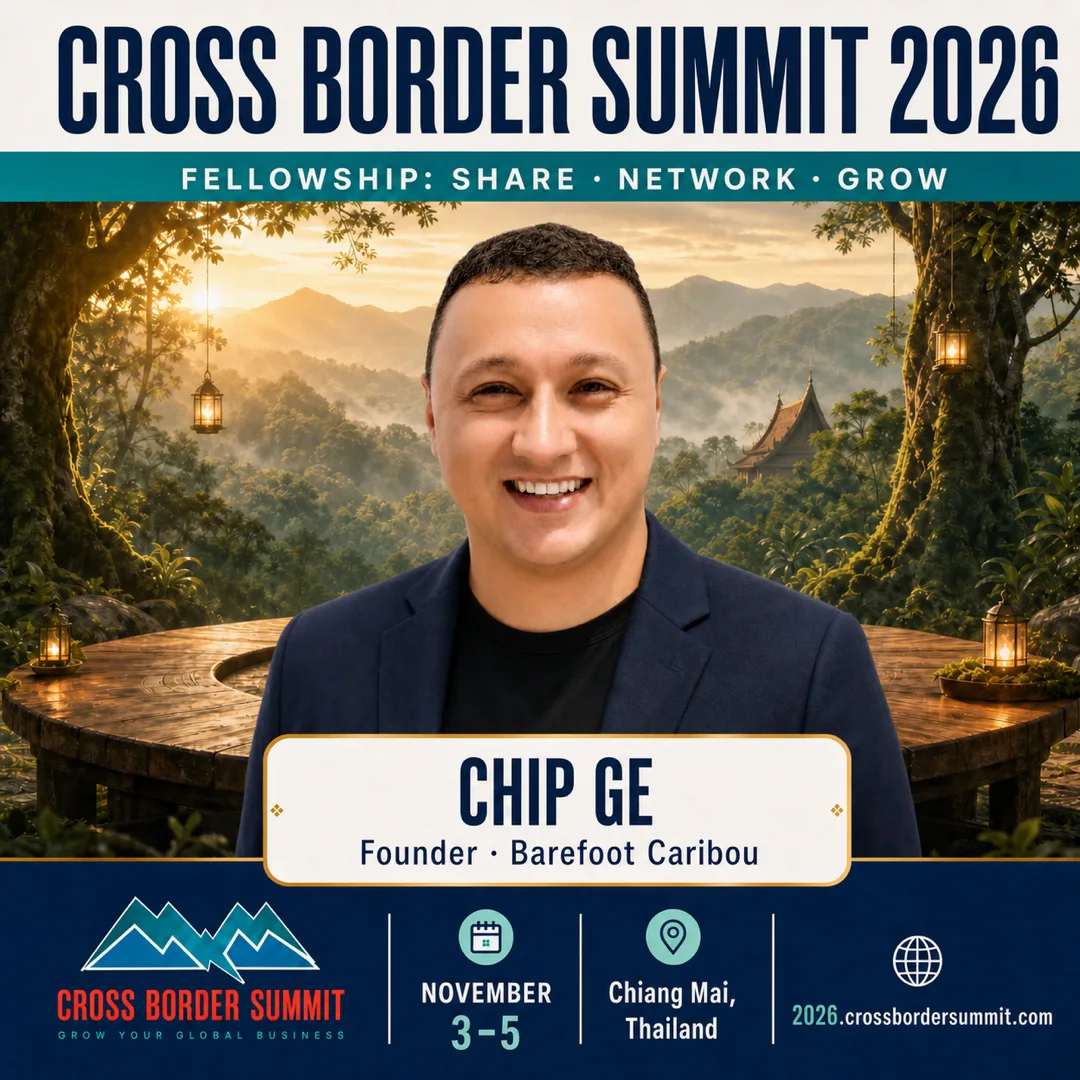 CBS 2026 speaker poster for Chip Ge