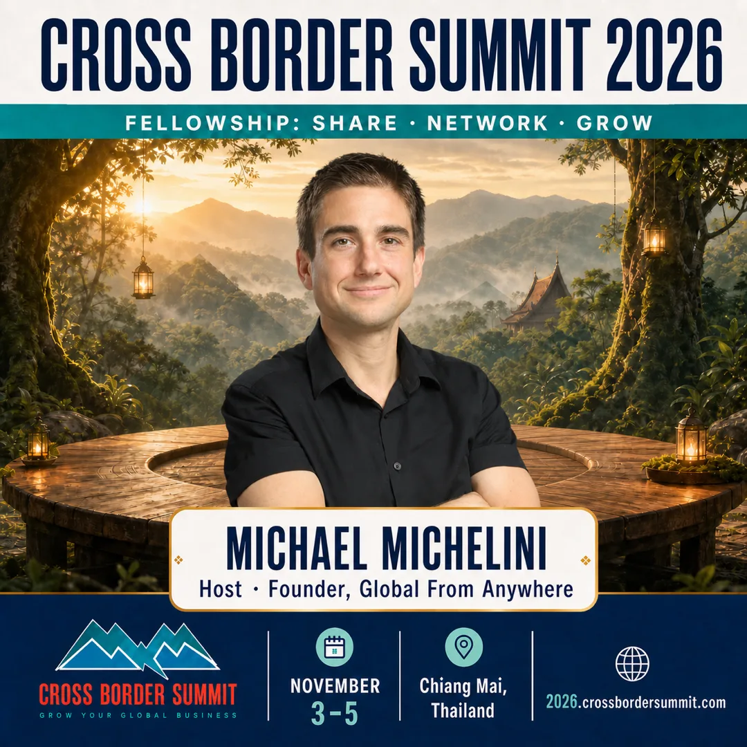 CBS 2026 speaker poster for Michael Michelini
